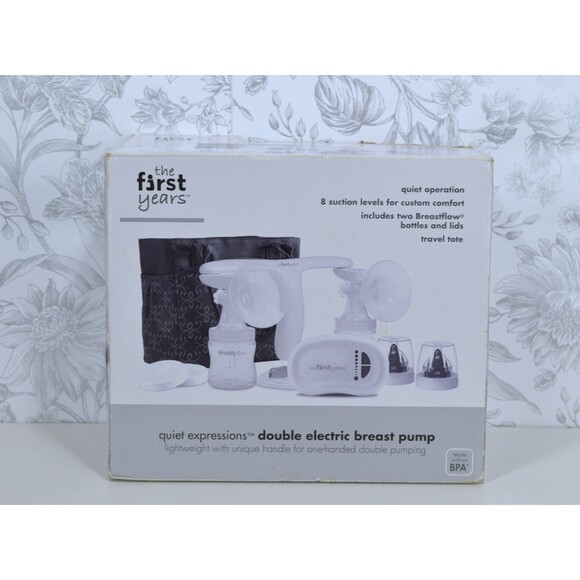 The First Years Quiet Expressions Double Electric Breast Pump SEALED - Picture 1 of 6